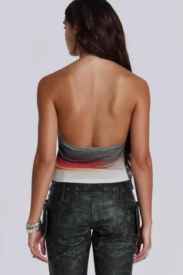 Jaded London Kira Halter Top Women Knitwear