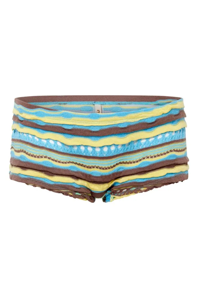 Jaded London Knitted Ruffle Beach Hot Pants Women Bikini Bottoms