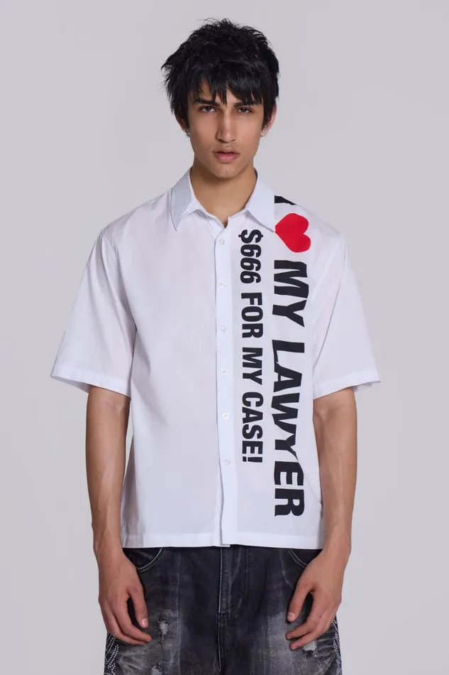 Jaded London Lawyer Shirt Men Shirts