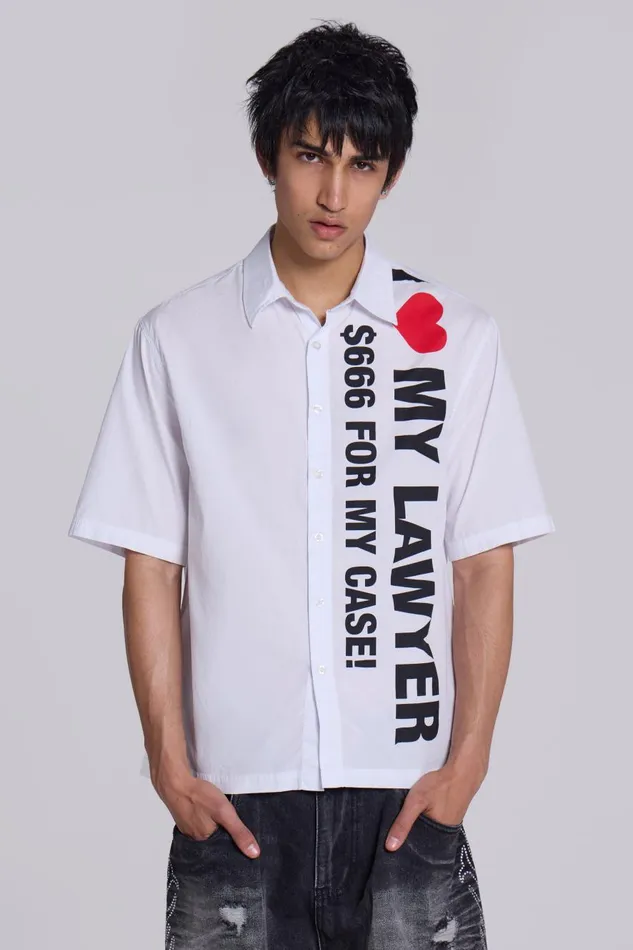 Jaded London Lawyer Shirt Men Shirts