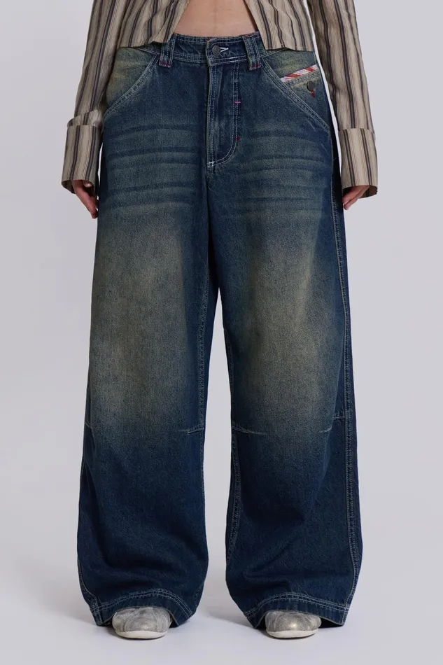 Jaded London LDN Applique Jeans Women Jeans