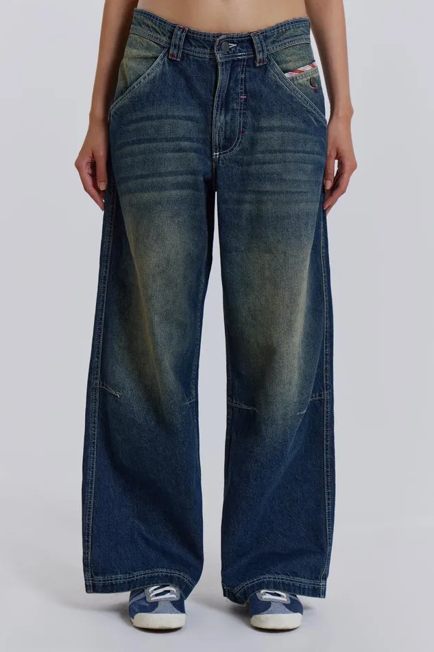 Jaded London LDN Applique Jeans Women Jeans