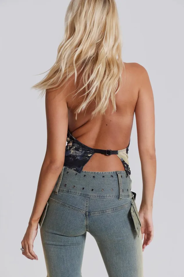 Jaded London Light Blue Denim Assassin Slim Leg Jeans Women Jeans