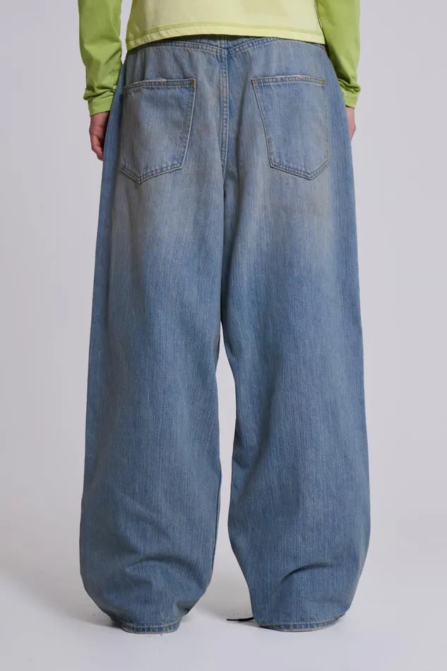 Jaded London Light Wash Slub XL Colossus Jeans Men Colossus Jeans