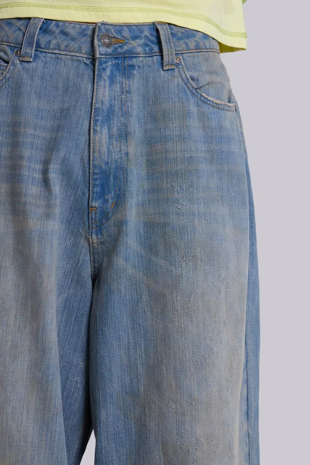 Jaded London Light Wash Slub XL Colossus Jeans Men Colossus Jeans