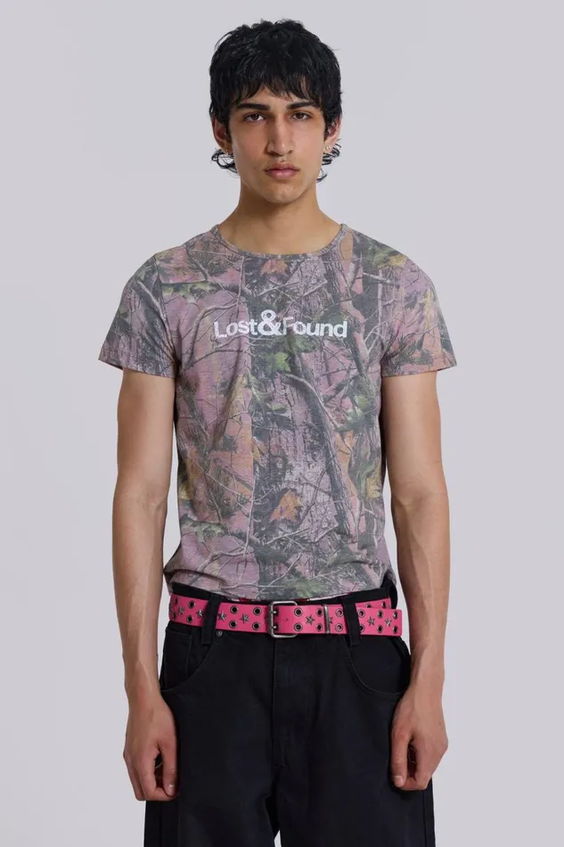 Jaded London Lost and Found Camo Tee Men TShirts and Vests