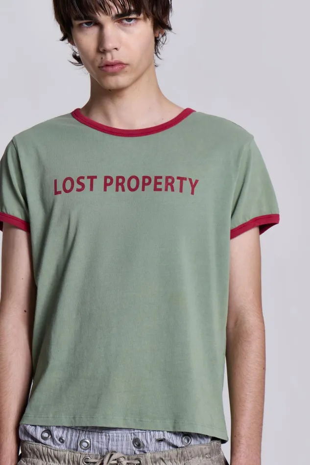 Jaded London Lost Property Ringer Tee Men TShirts and Vests