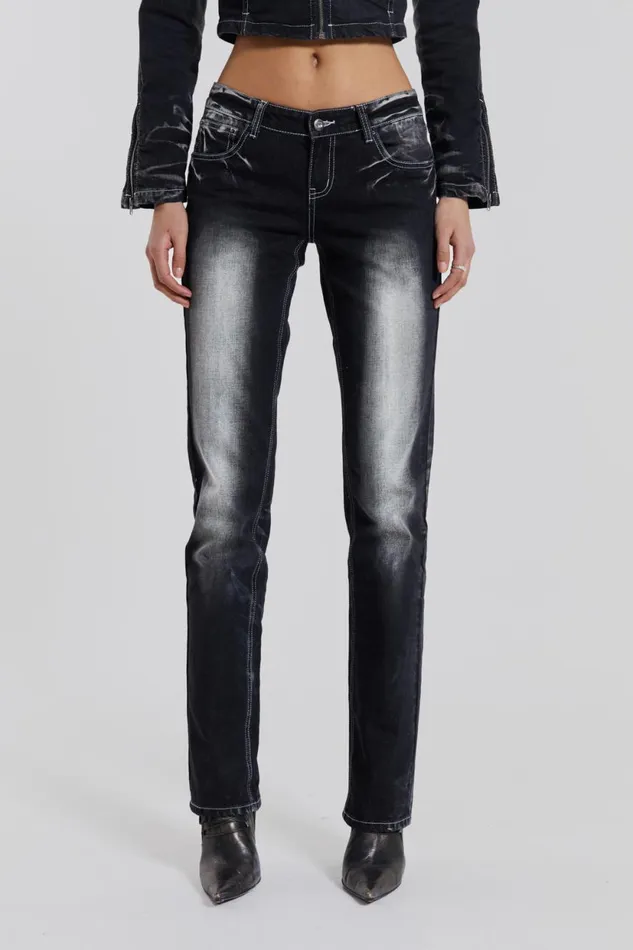 Jaded London Low Rise Bootcut Jeans Women CoOrds