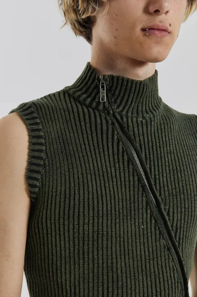 Jaded London Lure Asymmetric Knit Men TShirts and Vests