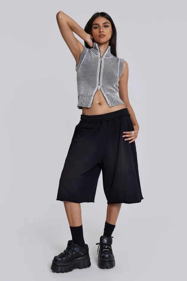Jaded London Maddox Sleeveless Knitted Top Women Knitwear
