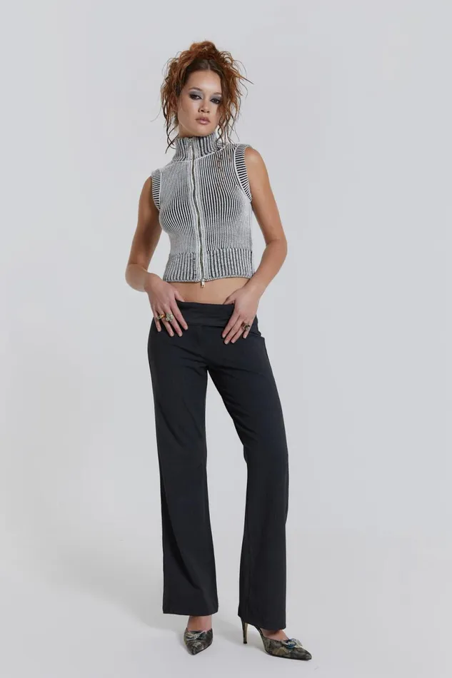 Jaded London Maddox Sleeveless Knitted Top Women Knitwear