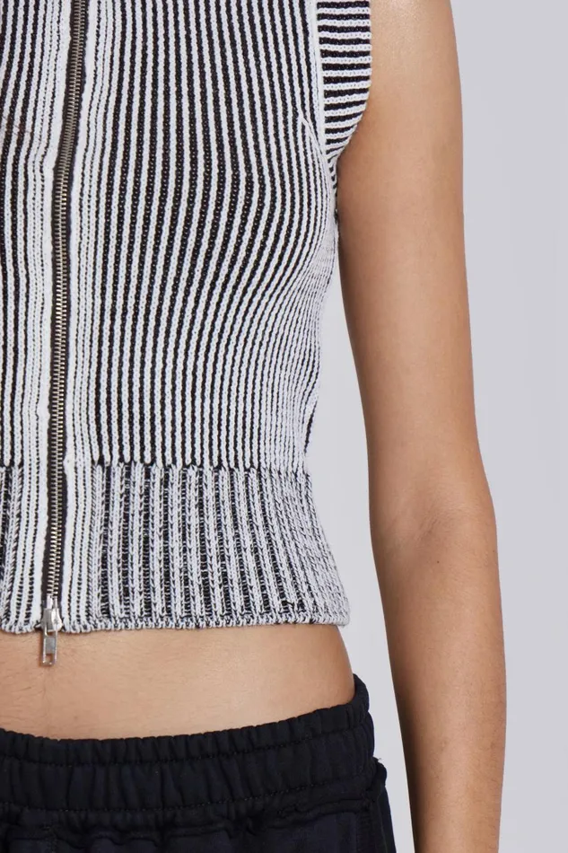 Jaded London Maddox Sleeveless Knitted Top Women Knitwear