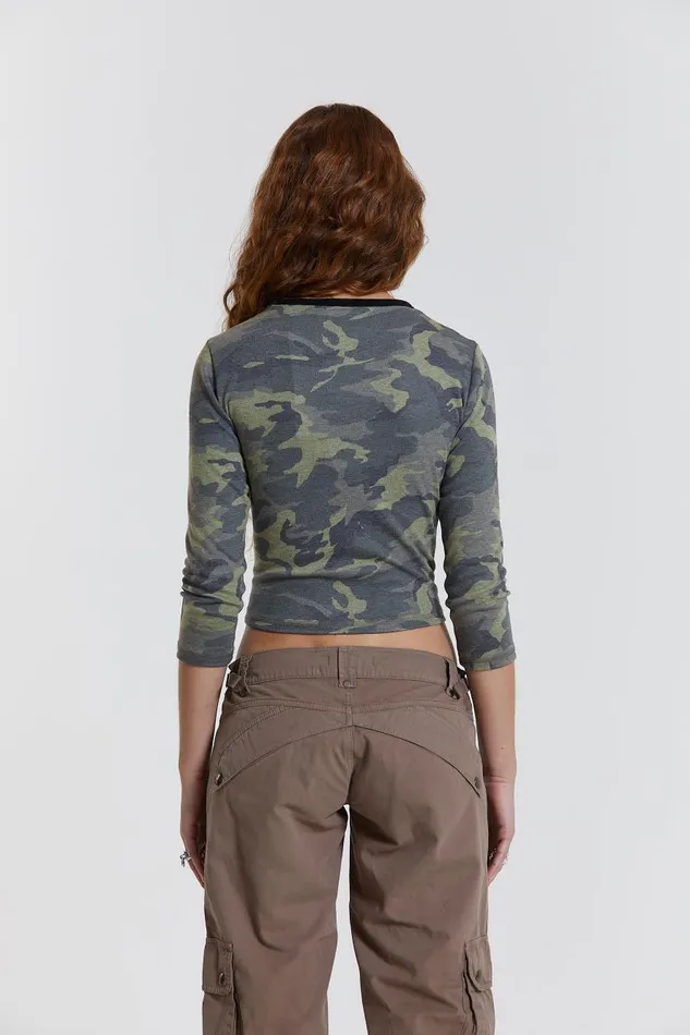 Jaded London Marsh Long Sleeve Top Women TShirts