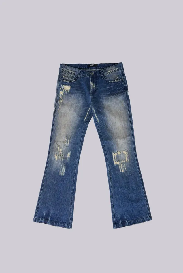 Jaded London Metal Bootcut Jeans Men Bootcut Jeans