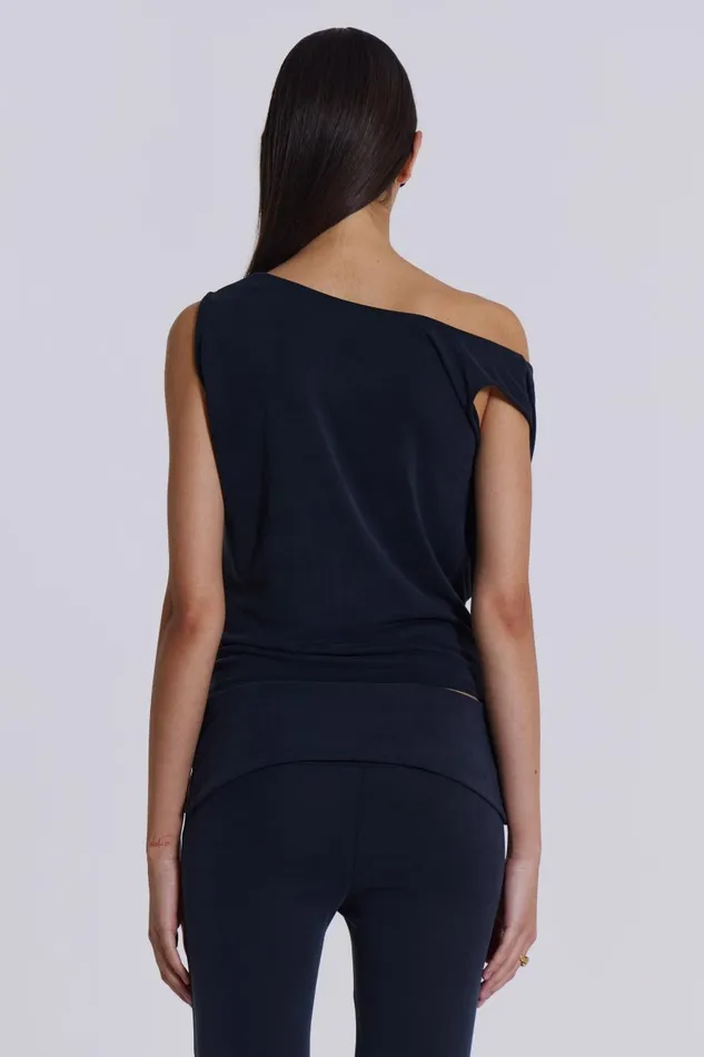 Jaded London Mira Soft Touch Drape Top Women CoOrds