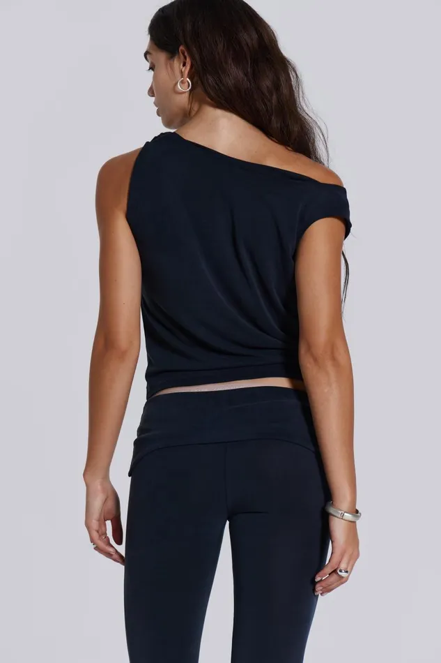 Jaded London Mira Soft Touch Drape Top Women CoOrds
