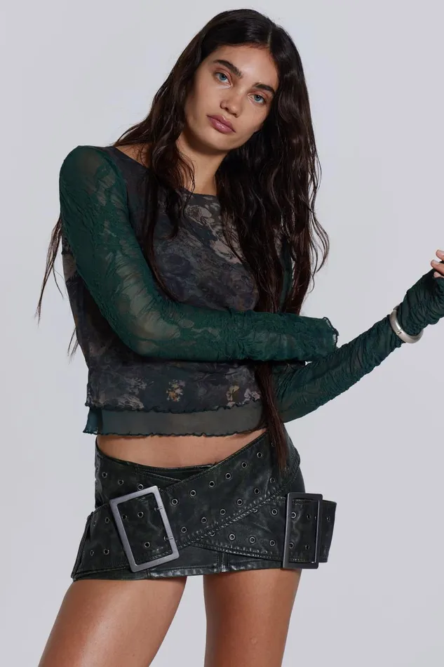 Jaded London Mixa Long Sleeve Floral Top Women Long Sleeve Tops