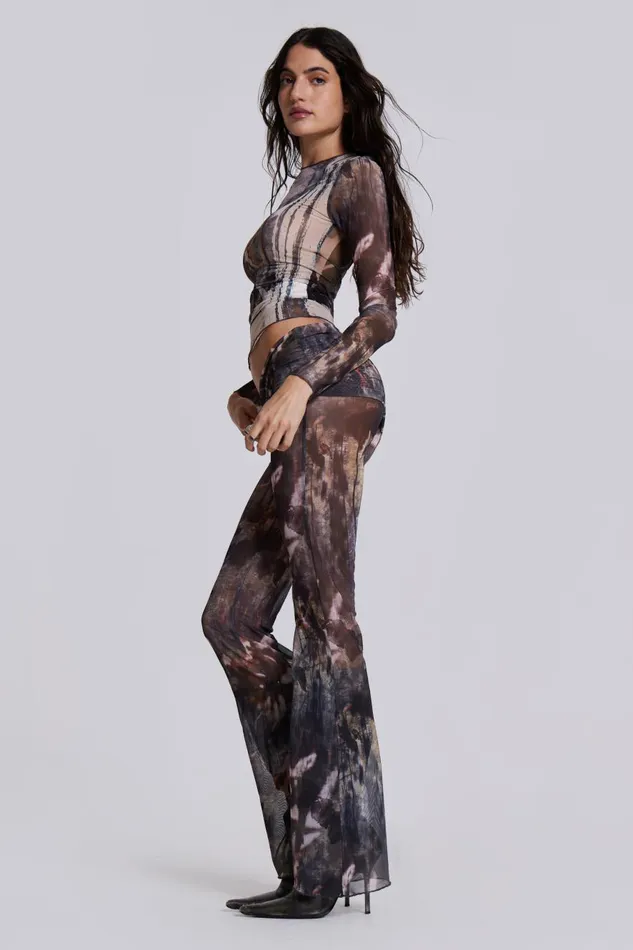 Jaded London Morgana Mesh Trousers Women CoOrds