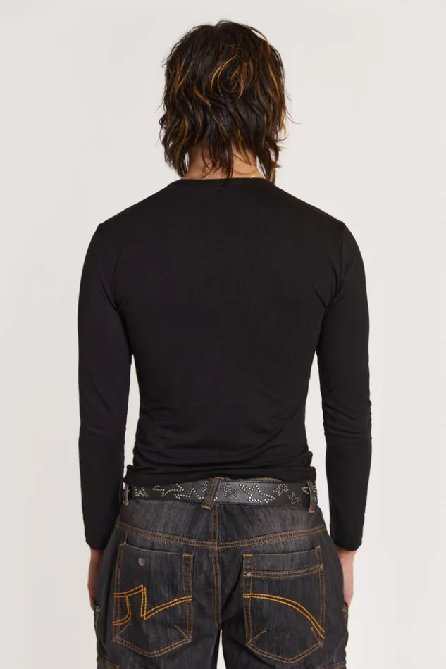 Jaded London Movie Star Long Sleeve Top Men TShirts and Vests