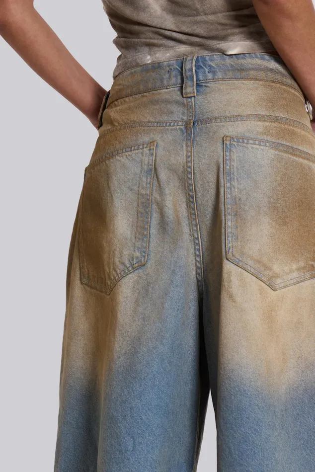 Jaded London Mud Wash Colossus Jorts Women Shorts and Jorts