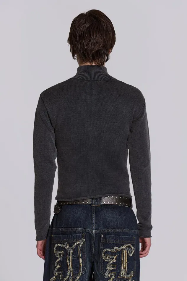 Jaded London Nation Knit Track Top Men Knitwear
