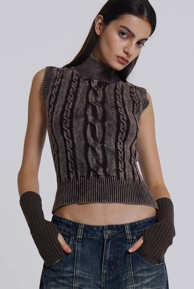 Jaded London Nixa Knit Top Women Knitwear