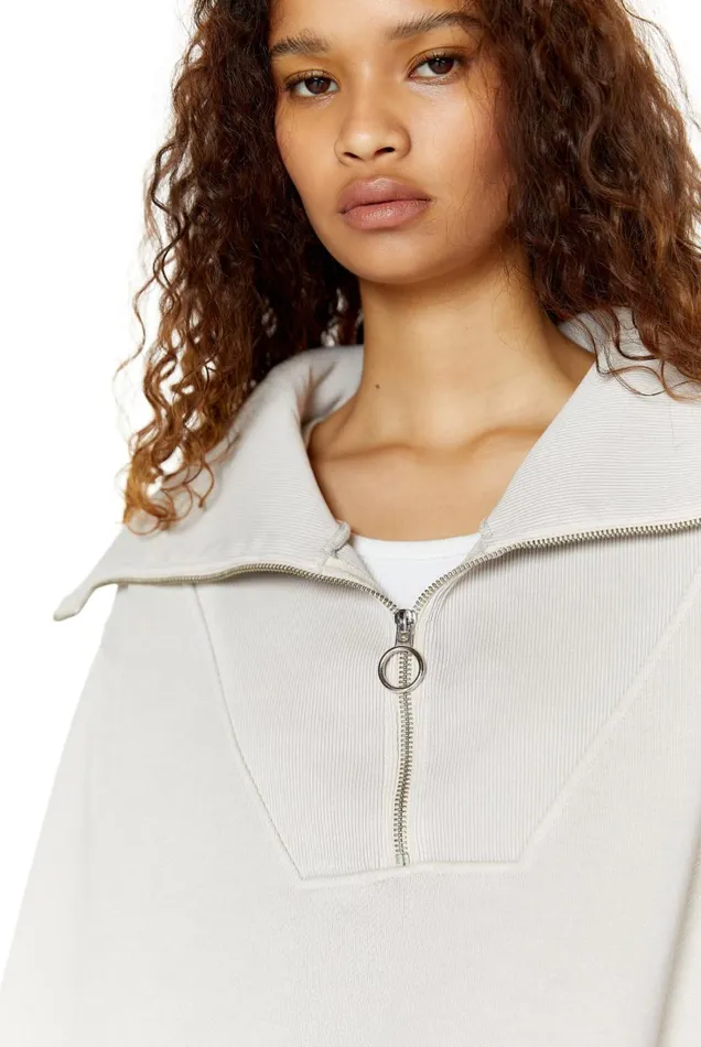 Jaded London NTRLS Stone Quarter Zip Sweatshirt Women Hoodies and Sweatshirts