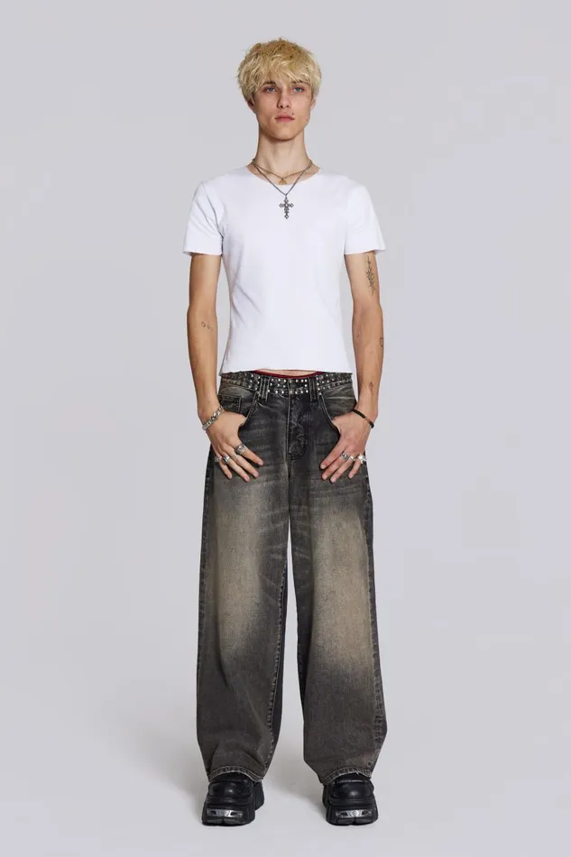 Jaded London NTRLS White Short Sleeve Tshirt Men Basics