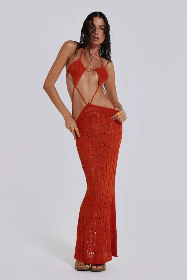 Jaded London Ombre Vendetta Maxi Dress Women Beach Cover Ups