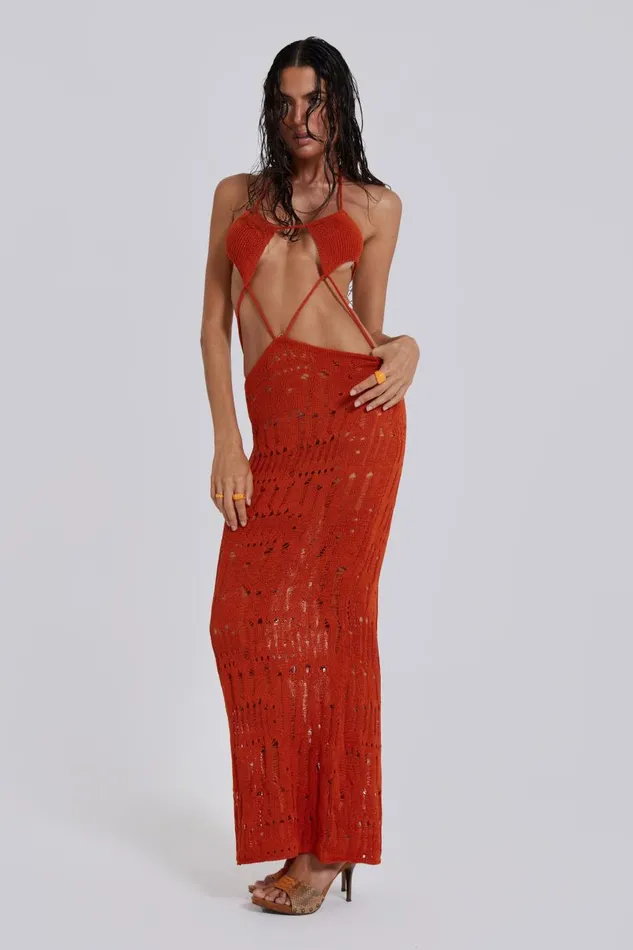 Jaded London Ombre Vendetta Maxi Dress Women Beach Cover Ups