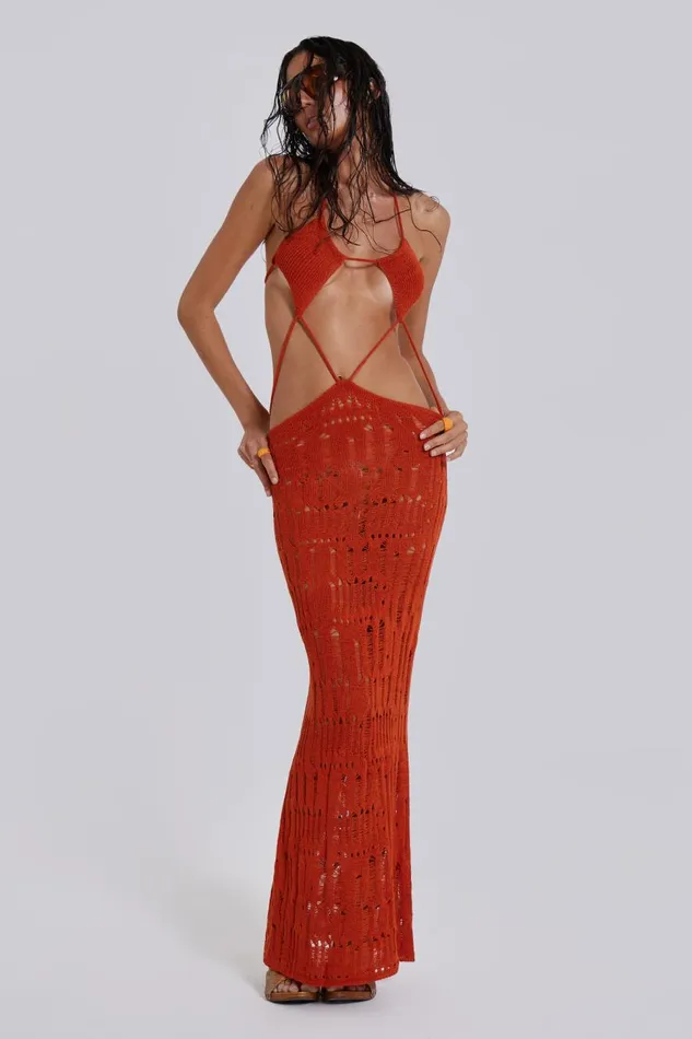 Jaded London Ombre Vendetta Maxi Dress Women Beach Cover Ups