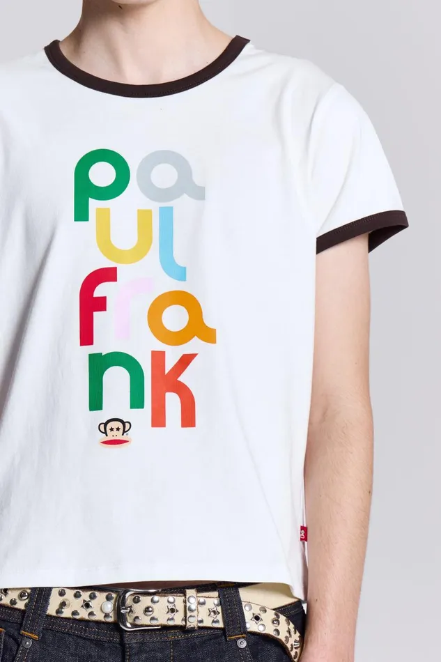 Jaded London Paul Frank Spellout Ringer Men TShirts and Vests