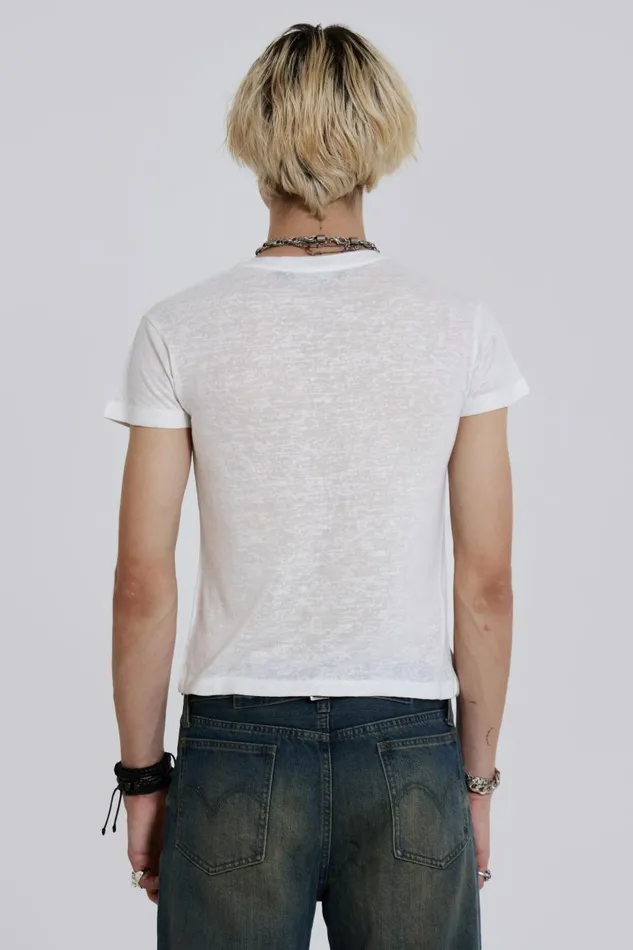 Jaded London Placement Foil Print Tshirt Men TShirts and Vests