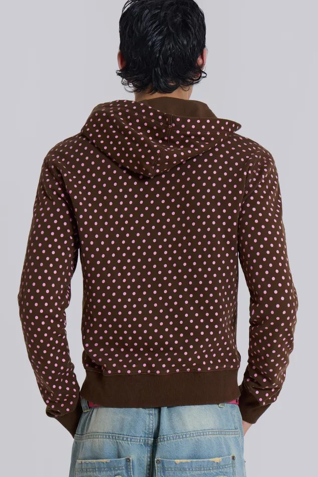 Jaded London Polka Dot Mini Monster Hoodie Men Hoodies and Sweatshirts