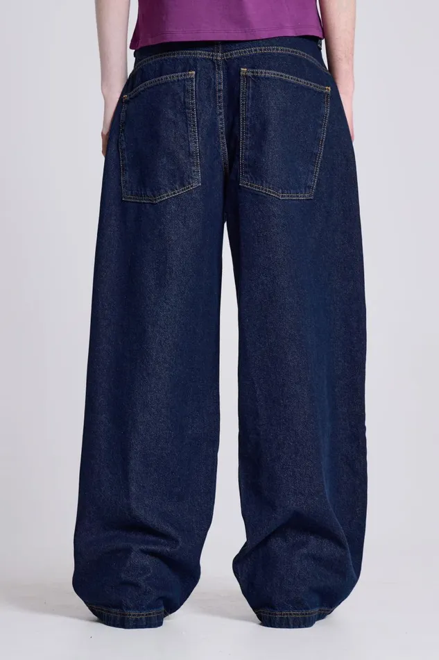 Jaded London Raw Indigo Low Rise Colossus Jeans Men Colossus Jeans