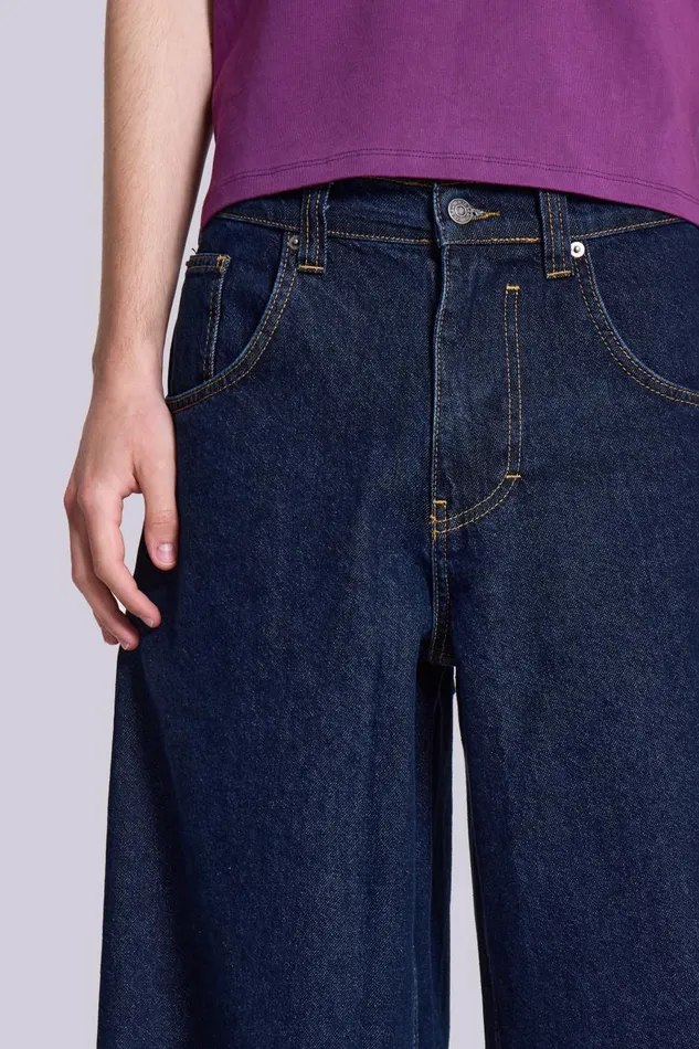 Jaded London Raw Indigo Low Rise Colossus Jeans Men Colossus Jeans