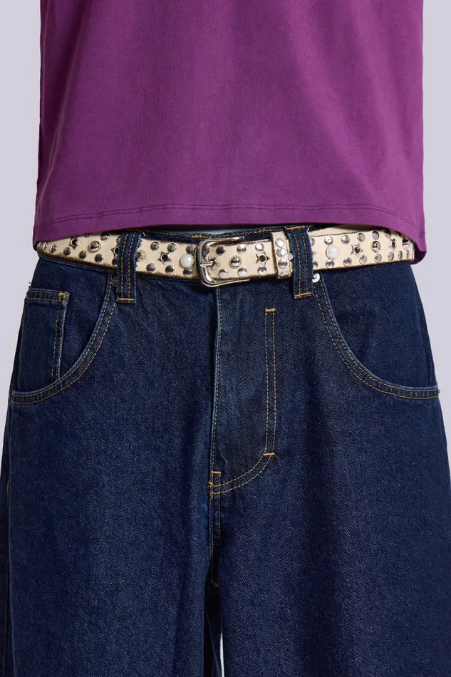 Jaded London Raw Indigo Low Rise Colossus Jeans Men Colossus Jeans