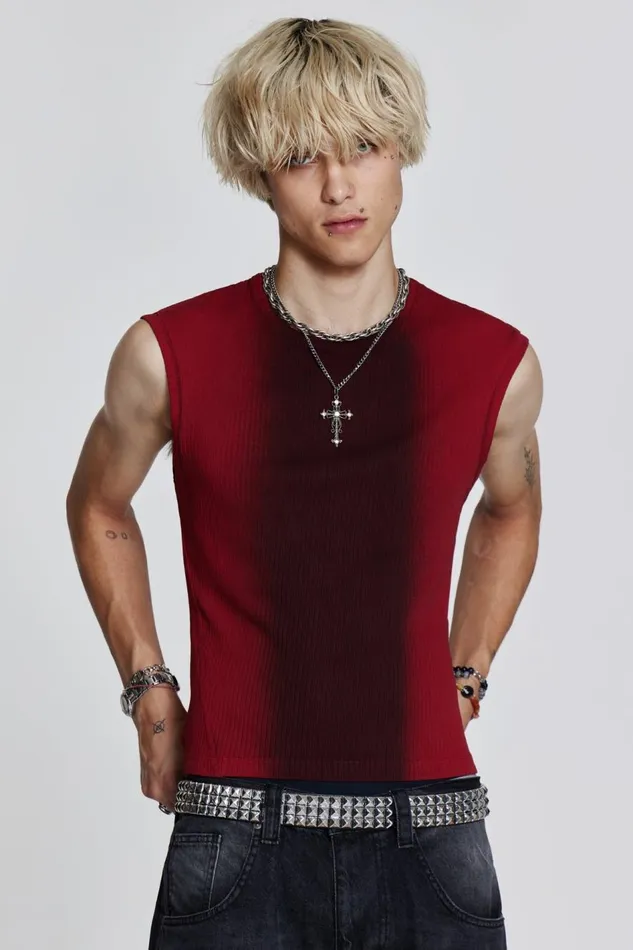 Jaded London Red Glare Tank Men TShirts and Vests