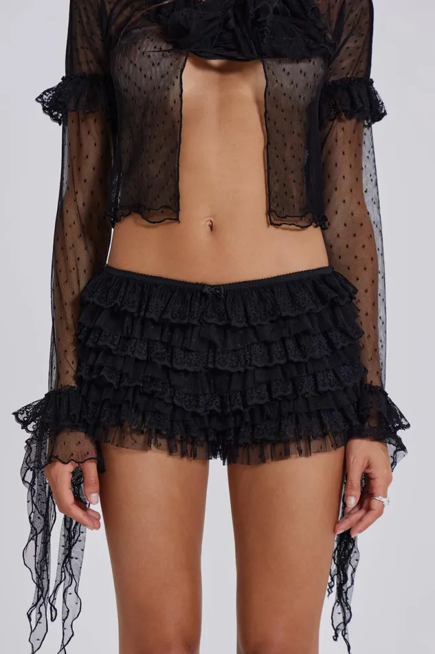 Jaded London Rhea Lace Bloomer Shorts Women CoOrds