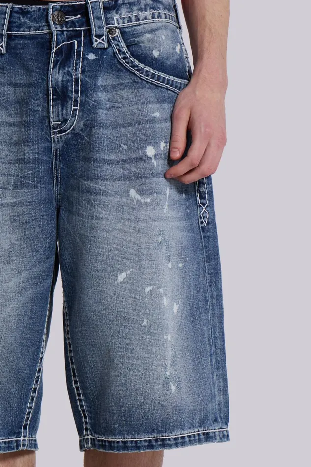 Jaded London Rock Revival Axel Colossus Jorts Women Jeans