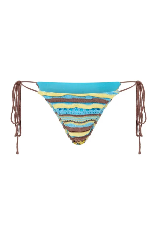 Jaded London Ruffle Knitted Bikini Bottoms Women Bikini Bottoms