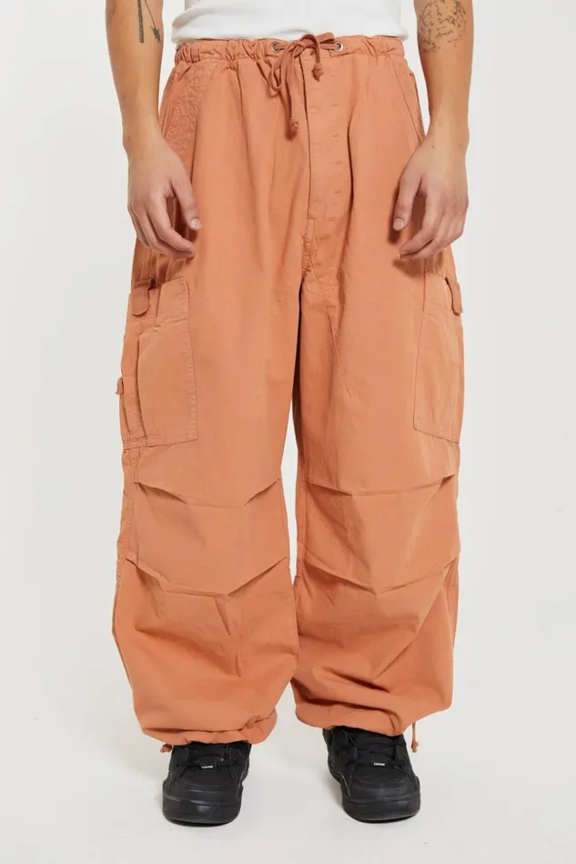 Jaded London Rust Parachute Cargo Pants Men Parachute Pants