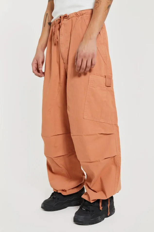 Jaded London Rust Parachute Cargo Pants Men Parachute Pants