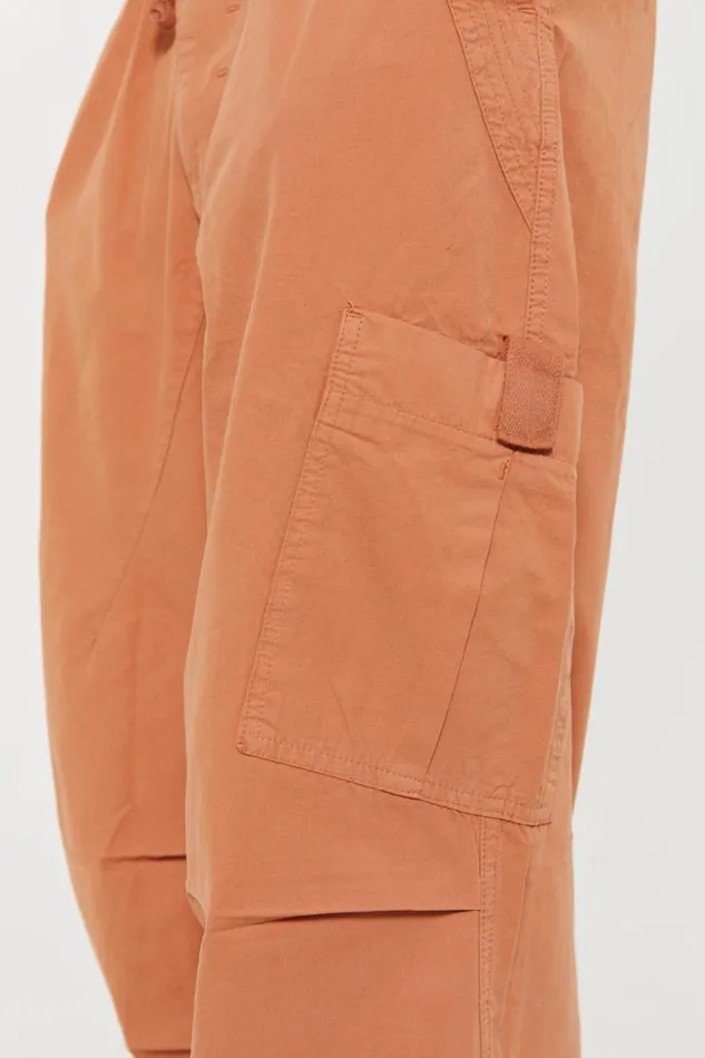 Jaded London Rust Parachute Cargo Pants Men Parachute Pants