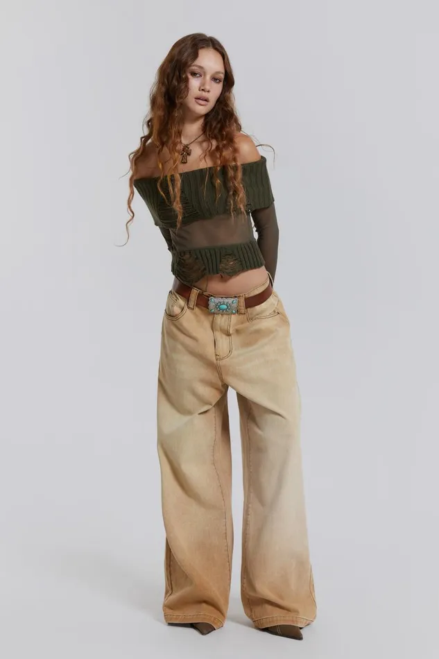 Jaded London Sand Colossus Jeans Women Jeans