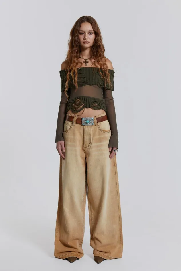 Jaded London Sand Colossus Jeans Women Jeans