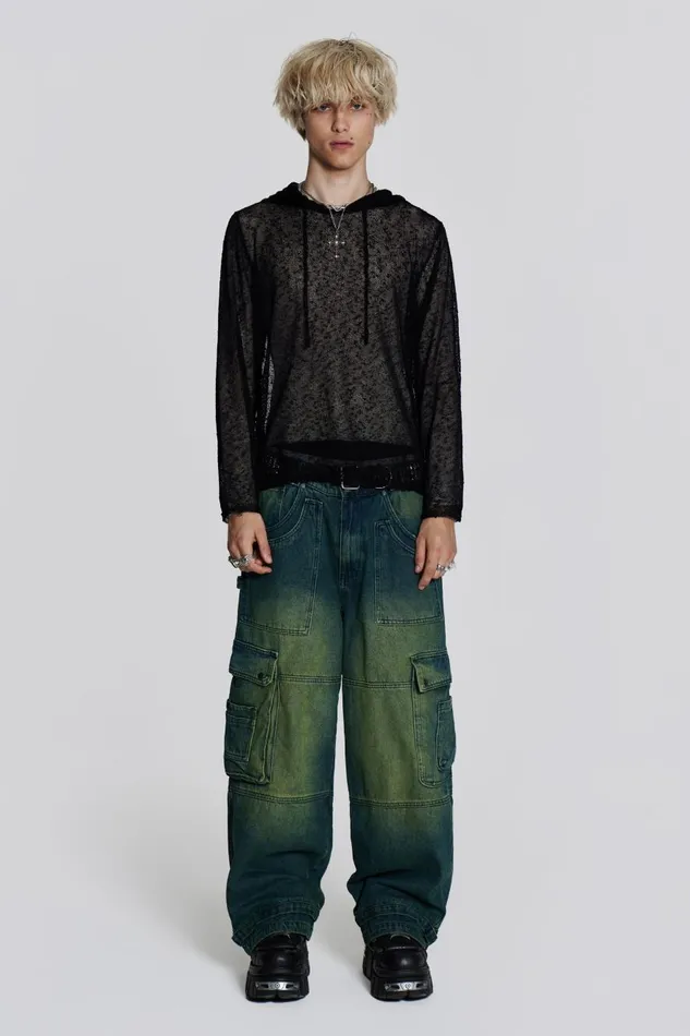 Jaded London Sandblast Monster Cargo Jeans Men Colossus Jeans