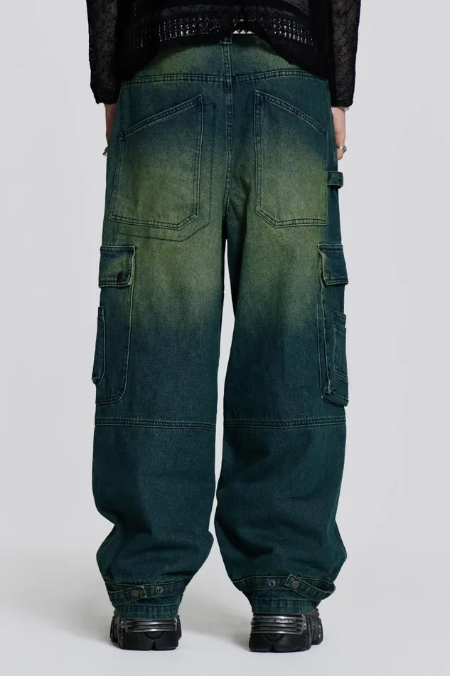 Jaded London Sandblast Monster Cargo Jeans Men Colossus Jeans