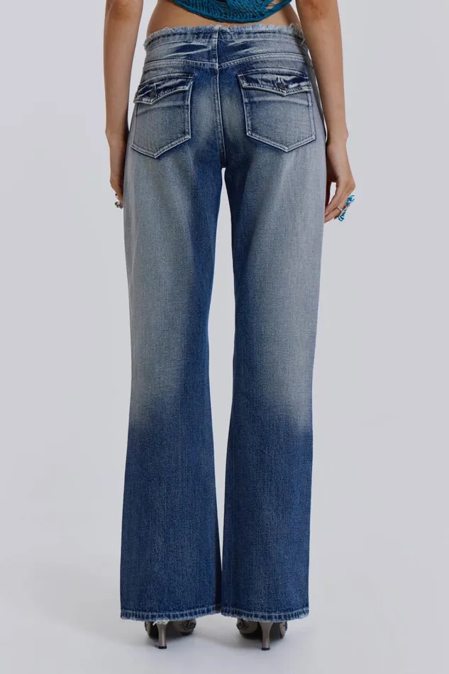 Jaded London Scratchy Low Rise Jeans Women Jeans