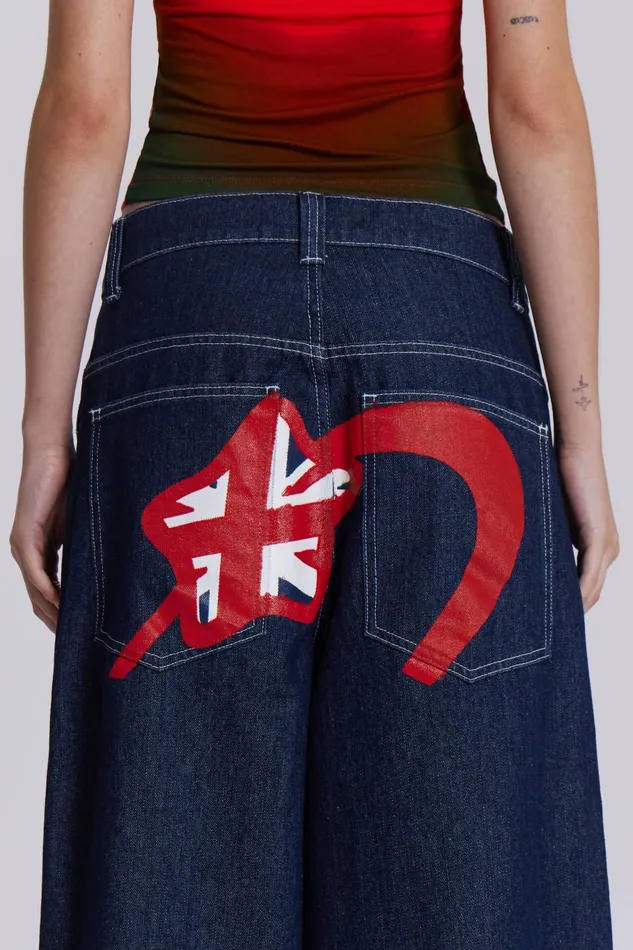 Jaded London Selvedge Collosus Jeans Women Baggy Jeans